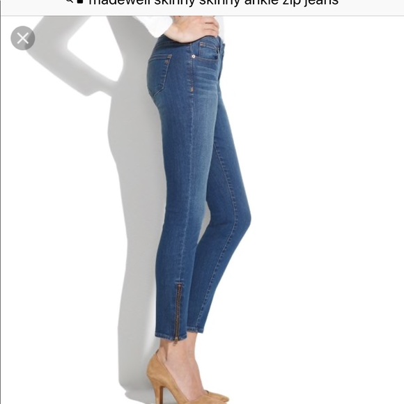 Madewell Skinny Skinny Ankle Zipper 